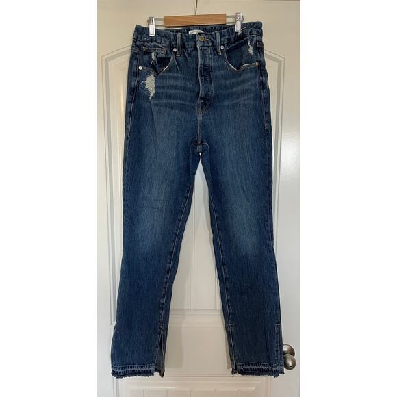 Good American | Good Boy Double Slit Size 10/30 Button Fly Jeans - Picture 1 of 10